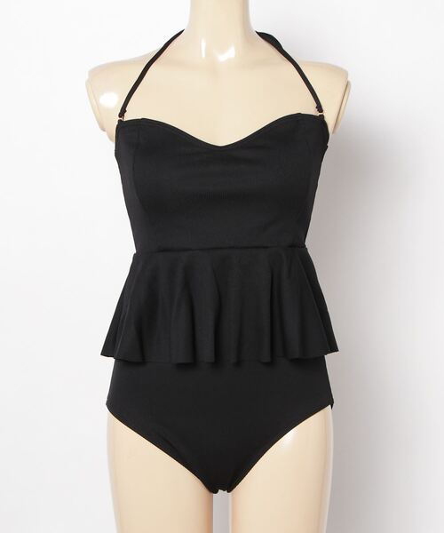 mikomori（ミコモリ） 水着 PEPLUM BUSTIER BIKINI レディース