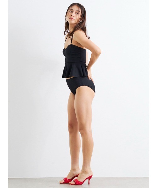 mikomori（ミコモリ） 水着 PEPLUM BUSTIER BIKINI レディース