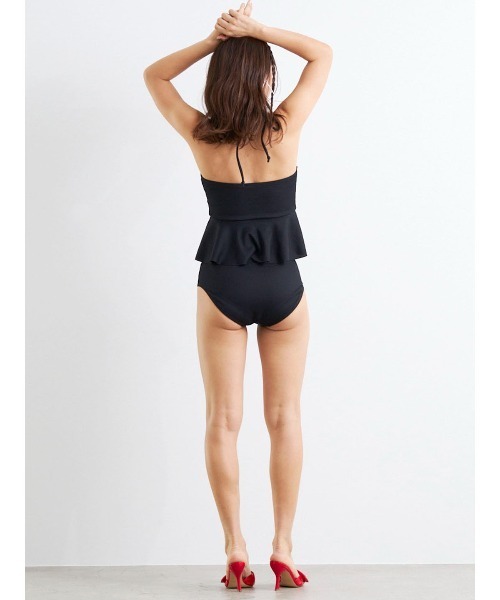 mikomori（ミコモリ） 水着 PEPLUM BUSTIER BIKINI レディース