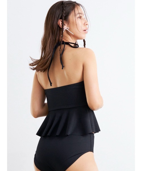 mikomori（ミコモリ） 水着 PEPLUM BUSTIER BIKINI レディース