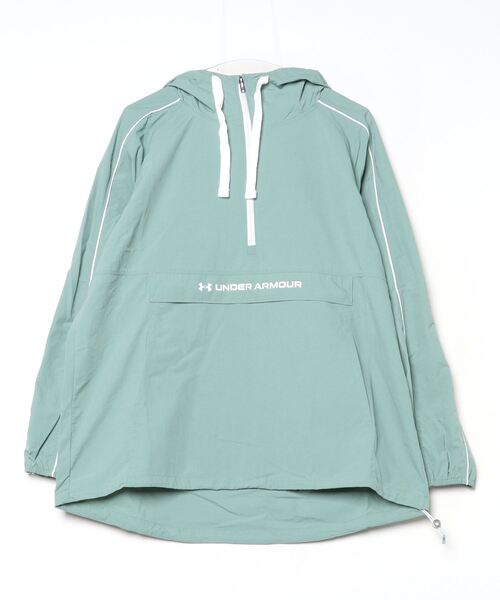 【☆タグ付き！新品☆】 UNDER ARMOUR レディースジャケット グリーン フロントホックVカラージャケット《セットアップ着用可