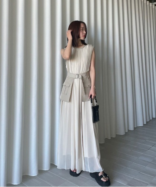 Ameri（アメリ） 厚底 サンダル MEDI WESTERN BUCKLE SANDALS