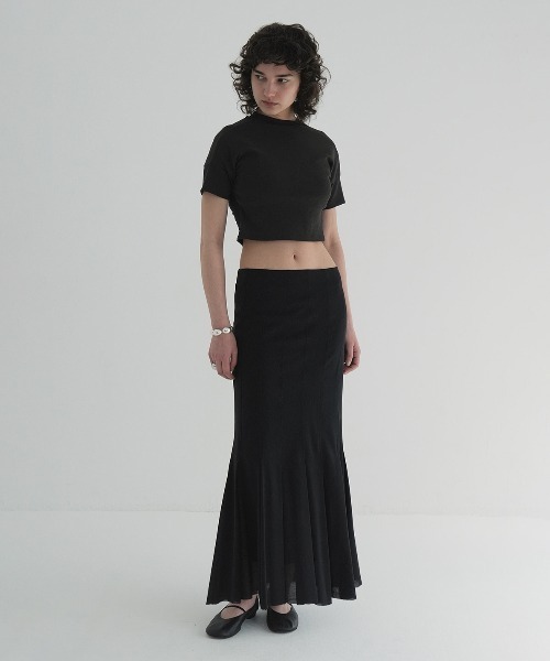か*ゃ様 クラネ　新品正規品ラインマキシマーメイドスカート CLANE（クラネ） スカート PLEATS MERMAID SKIRT : ZOZOTOWN Yahoo!店