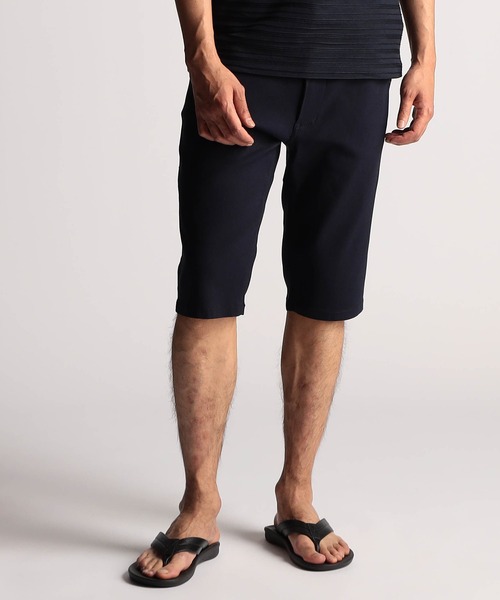 NICOLE CLUB FOR MEN パンツ ガムストレッチ デザインハーフ
