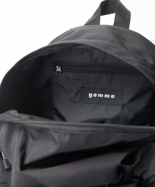 ほぼ新品！！gomme バックパック gomme デイバック リュック フリルデコリュック レディース