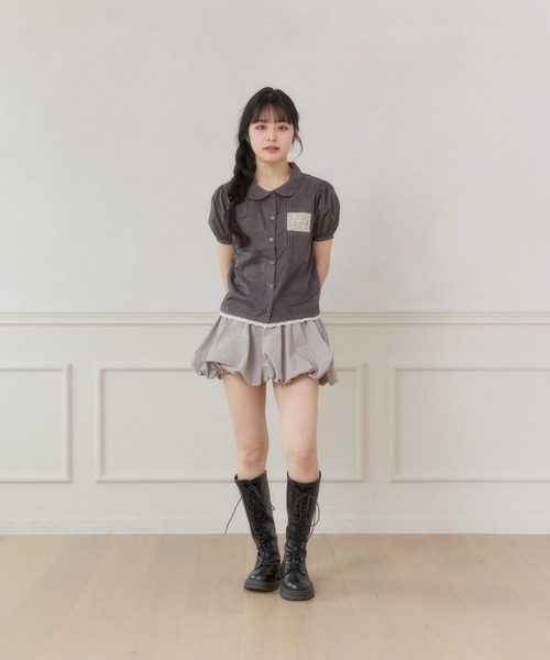 FCMM ブラウス シャツ 半袖 「日本限定」TAG BLOUSE / タグブラウス 