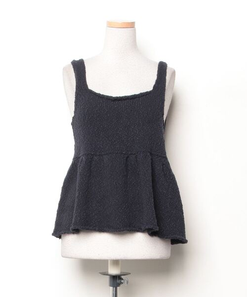 「BEAUTY&YOUTH UNITED ARROWS」 キャミソールニット - ネイビー レディース