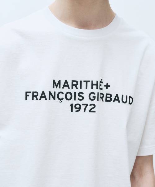 MARITHE + FRANCOIS GIRBAUD tシャツ LETTERING LOGO OVERSIZED