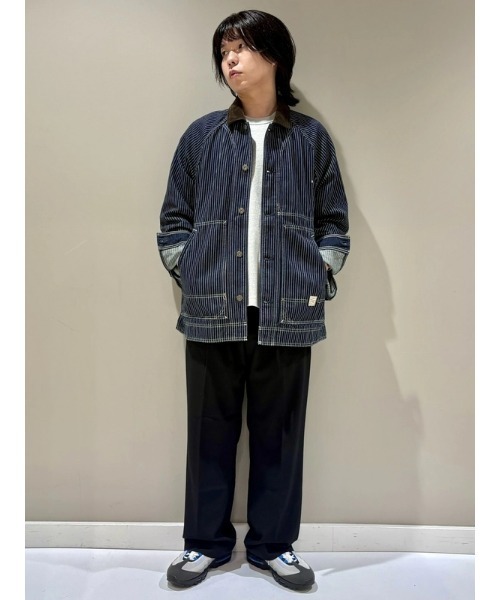 GAP デニムジャケット gジャン デニム ストライプ チョア