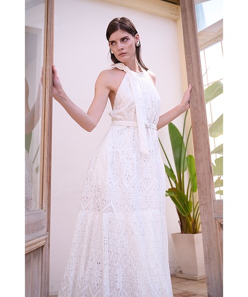 Estella.K ワンピース Gabi Lace Dress エンブロイダリーレース