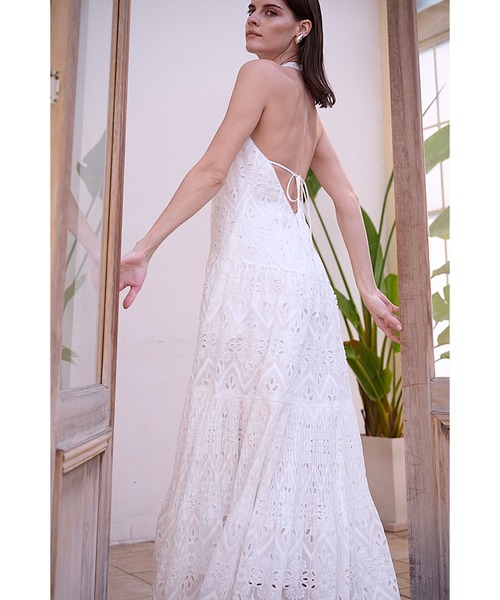 Estella.K ワンピース Gabi Lace Dress エンブロイダリーレース
