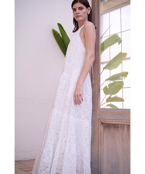 Estella.K ワンピース Gabi Lace Dress エンブロイダリーレース