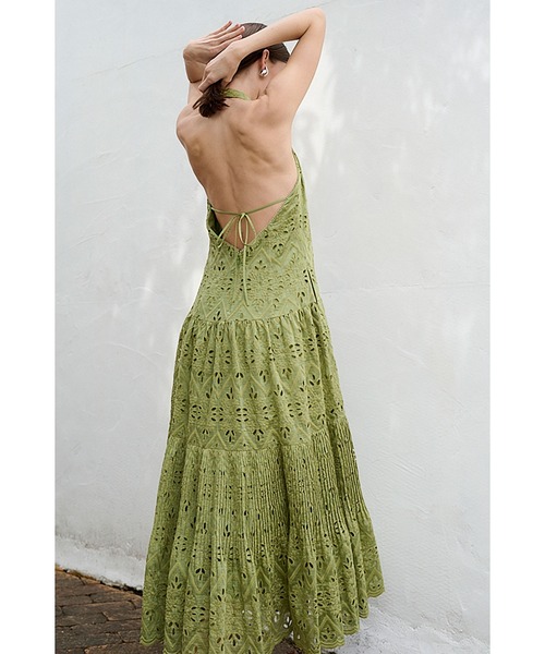 Estella.K ワンピース Gabi Lace Dress エンブロイダリーレース