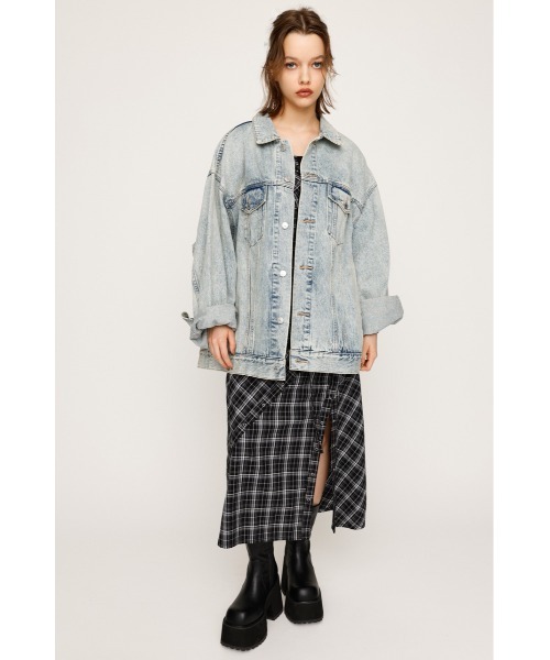 SLY OVER SIZE DENIM SH JK シャツ ジャケット SLY OVER SIZE DENIM SH JK シャツ ジャケット