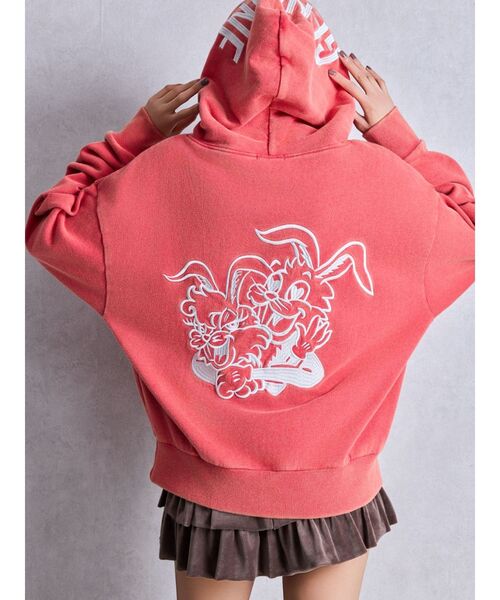 パーカー GENUINE BUNNYスウェットパーカー レディース GYDA パーカー GENUINE BUNNYスウェットパーカー レディース