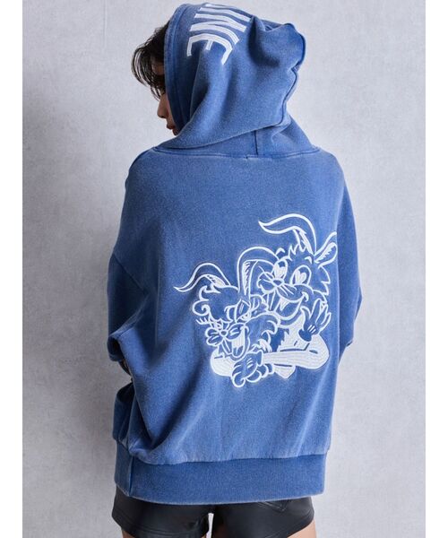 GYDA パーカー GENUINE BUNNYスウェットパーカー レディース