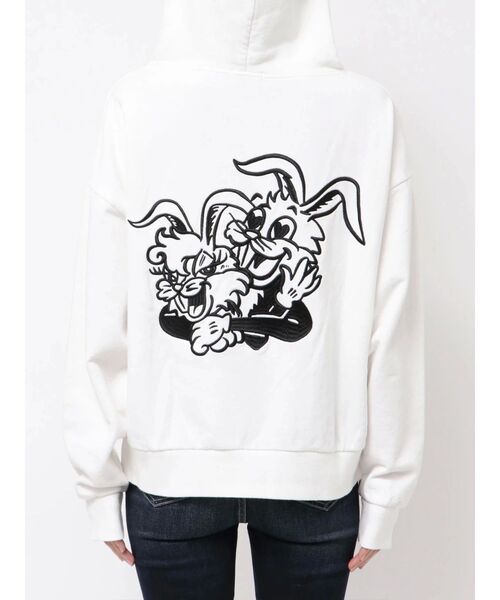 GYDA  極美品 バニー パーカー GYDA（ジェイダ） パーカー GENUINE BUNNYスウェットパーカー