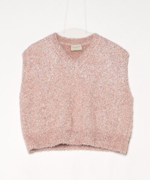 UNITED ARROWS 「UNITED ARROWS」 ニットベスト FREE ピンク