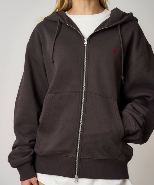 GRAMICCI（グラミチ） パーカー ONE POINT ZIP HOODED SWEATSHIRT
