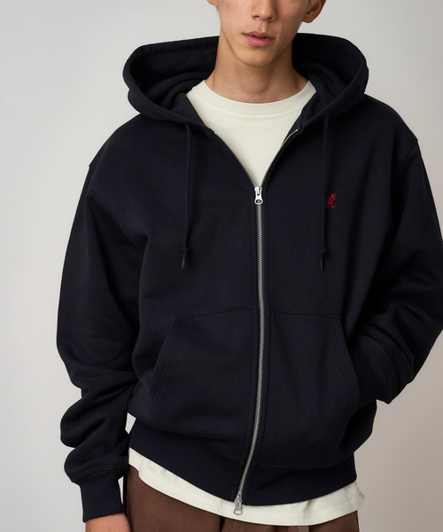GRAMICCI（グラミチ） パーカー ONE POINT ZIP HOODED SWEATSHIRT