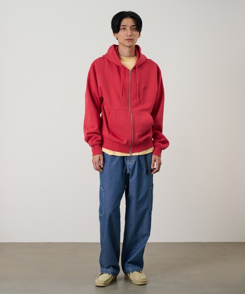 Gramicci（グラミチ） パーカー ONE POINT ZIP HOODED SWEATSHIRT