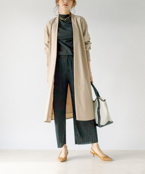 【新品】RIVE DROITE リヴドロワ シャギージャコット ベージュ リブドロワ シャギーミドルコート グレージュ ピーコート RIVE DROITE