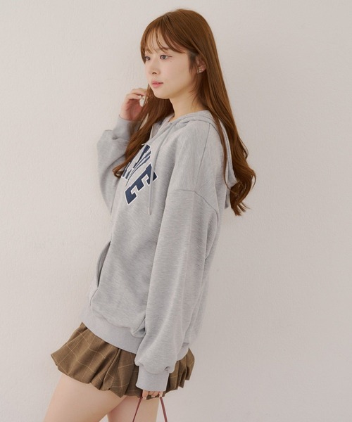 ANOTHER BRANCH OLIVE des OLIVE パーカー BIGロゴZIPパーカー