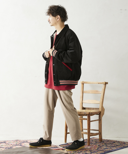 SKOOKUM（スクーカム） スタジャン MEDIUM ブラック メンズ : ZOZOTOWN