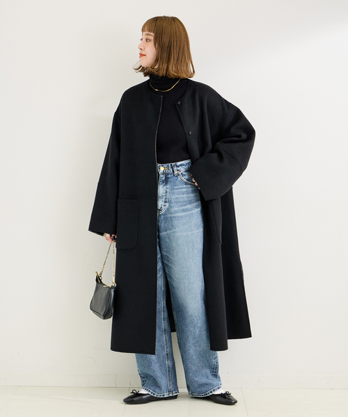 B.C STOCK（ベーセーストック） 「Simplicite」ノーカラーコート SMALL