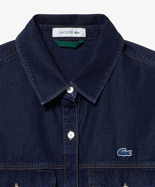LACOSTE（ラコステ） シャツワンピース ロングデニムシャツドレス