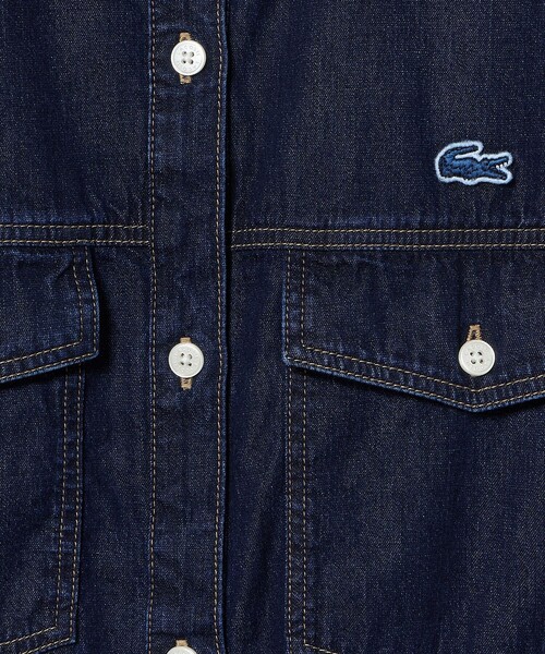 LACOSTE（ラコステ） シャツワンピース ロングデニムシャツドレス