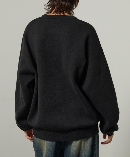 セーター ニット 「Alfred Alex 」グラフィックスウェットライク