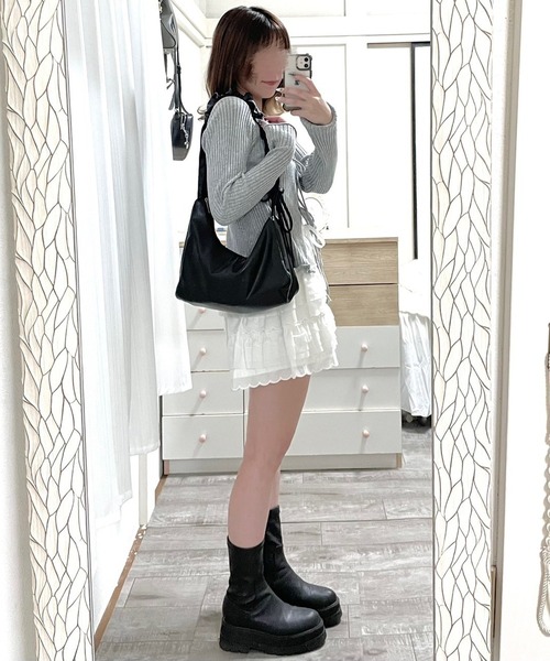 chopova lowena リボン　パンツ　ショートパンツ　フリル　23aw パンツ フリルショートパンツ レディース : ZOZOTOWN Yahoo!店 - 通販
