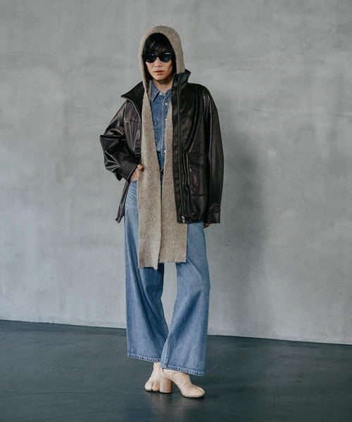 LEPSIM（レプシィム） ブルゾン アウター フェイクレザードロスト