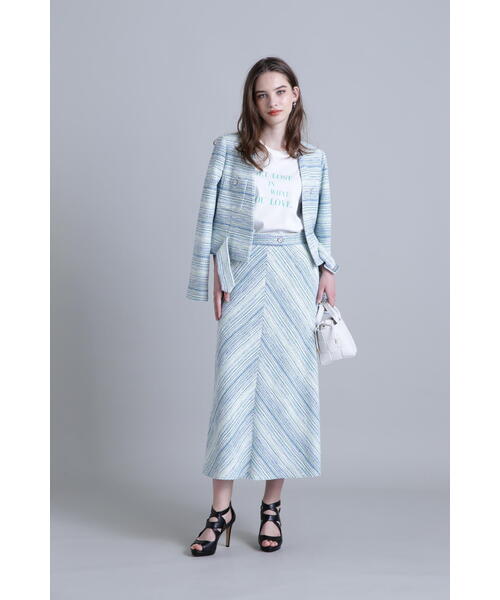 「PINKY&DIANNE」 半袖Tシャツ 38 ベージュ系その他3 レディース_画像3