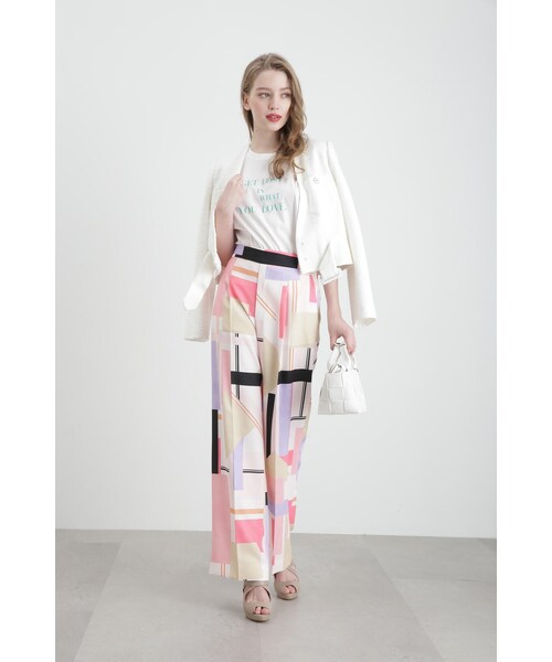 「PINKY&DIANNE」 半袖Tシャツ 38 ベージュ系その他3 レディース_画像9