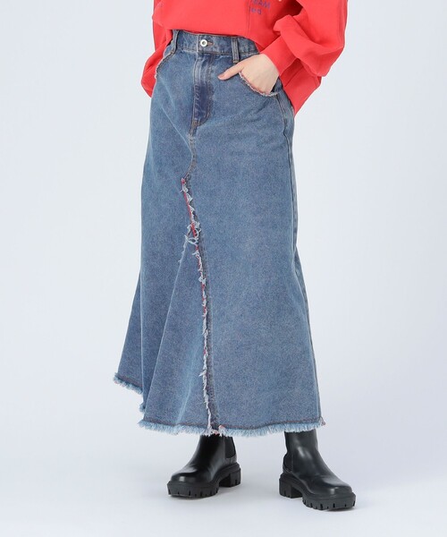 【beams】ジーンズスカート　美品、タグ付き　Sサイズ 43270116408_D_1.jpg