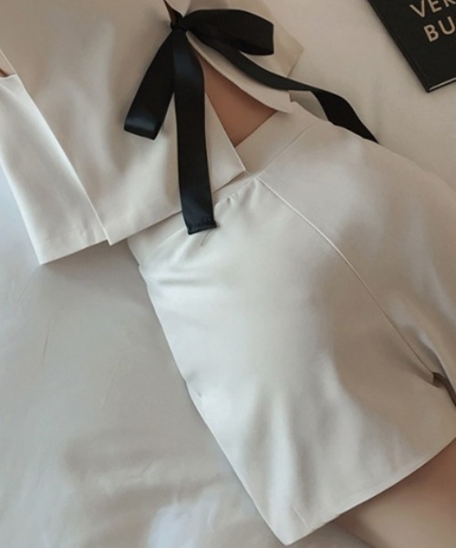 「deux amour」 セットアップ FREE アイボリー レディース_画像3