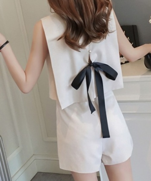 「deux amour」 セットアップ FREE アイボリー レディース_画像4