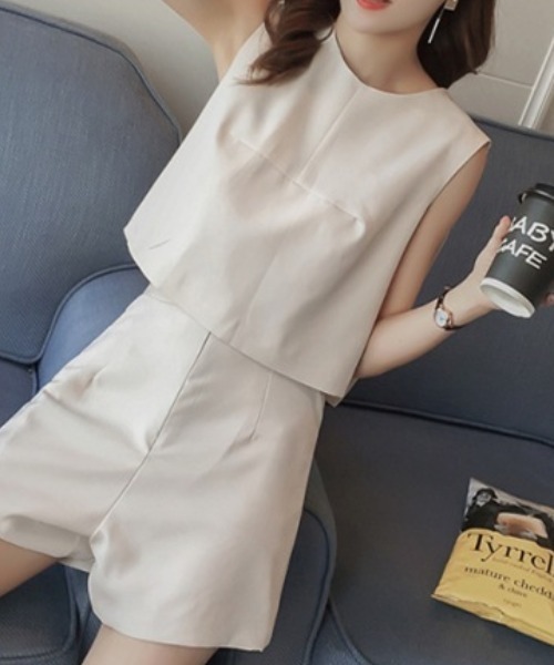 「deux amour」 セットアップ FREE アイボリー レディース_画像6