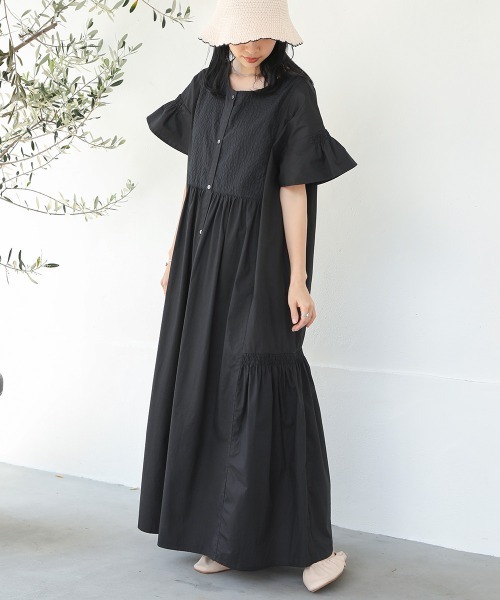 「Bab」 半袖ワンピース M グリーン レディース_画像8