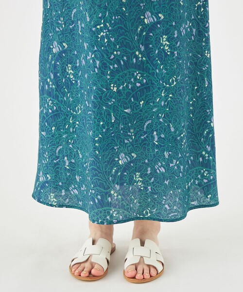 「SOULEIADO」 フレアスカート 36 ブラウン系その他 レディース_画像9