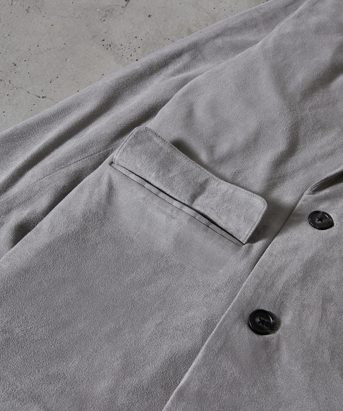 「CLEL」 テーラードジャケット M チャコールグレー メンズ_画像6