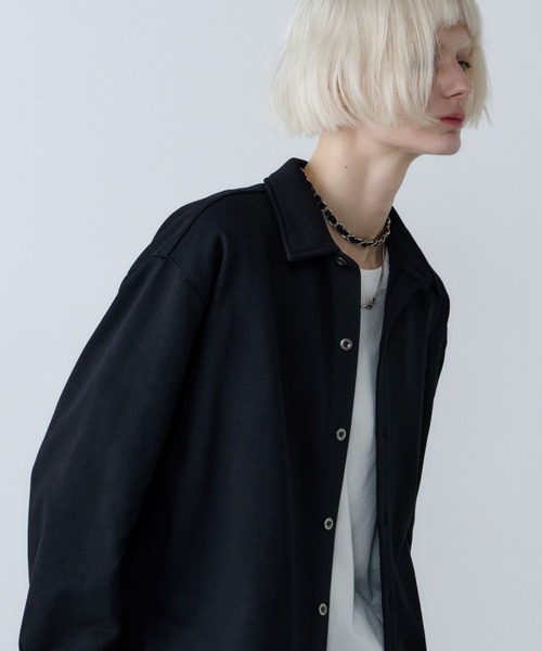 AFF AIVER シャツ ドライスウェットロングシャツ メンズ レディース