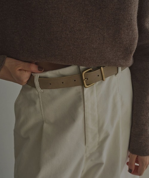 ETRE TOKYO（エトレトウキョウ） ベルト ヌバックレザースクエア