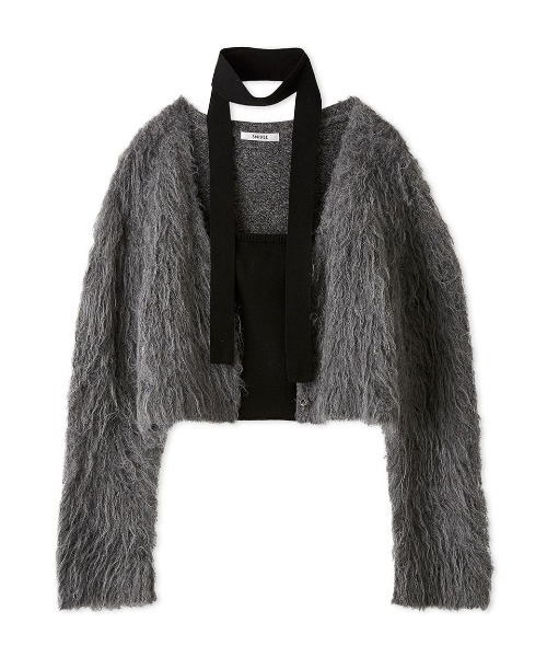 SNIDEL（スナイデル） ニットカーディガン FREE グレー レディース