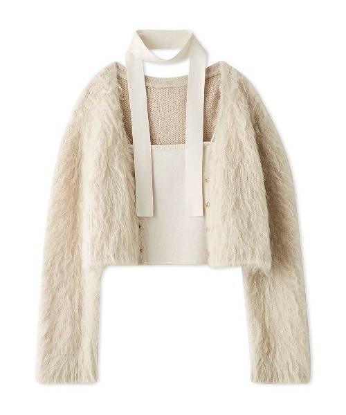 SNIDEL（スナイデル） ニットカーディガン FREE グレー レディース