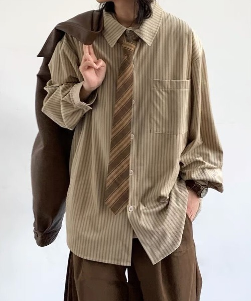 link lot シャツ 「26春夏新作アイテム」カットベロアヴィンテージ