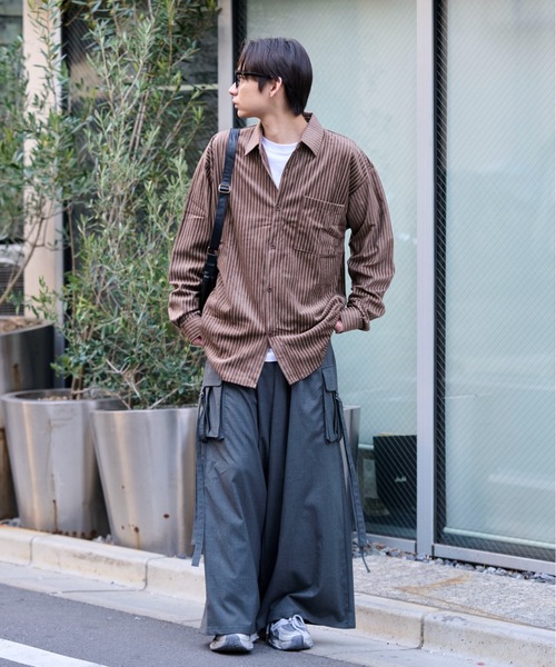 link lot シャツ 「26春夏新作アイテム」カットベロアヴィンテージ