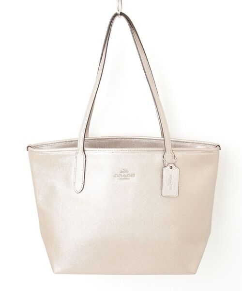 COACH（コーチ） ワンポイントトートバッグ - ベージュ レディース